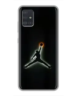 Чехол для Samsung Galaxy A51 (A515) с картинкой «Jordan Gradient Logo»