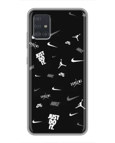 Чехол для Samsung Galaxy A51 (A515) с картинкой «Nike Black Pattern» Чехол для Samsung Galaxy A51 (A515) с картинкой «Nike Black Pattern»