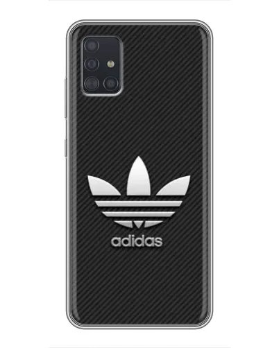Чехол для Samsung Galaxy A51 (A515) с картинкой «Adidas Карбоновая текстура» Чехол для Samsung Galaxy A51 (A515) с картинкой «Adidas Карбоновая текстура»