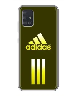 Чехол для Samsung Galaxy A51 (A515) с картинкой «Оливковый градиент Adidas»