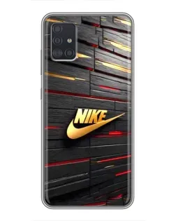 Чехол для Samsung Galaxy A51 (A515) с картинкой «Золотой Nike на металле» Чехол для Samsung Galaxy A51 (A515) с картинкой «Золотой Nike на металле»
