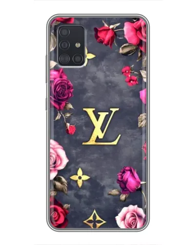 Чехол для Samsung Galaxy A51 (A515) с картинкой «Цветочный Louis Vuitton»