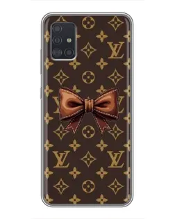 Чехол для Samsung Galaxy A51 (A515) с картинкой «LV с бантом»