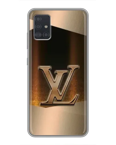 Чехол для Samsung Galaxy A51 (A515) с картинкой «LV — золотое сияние»