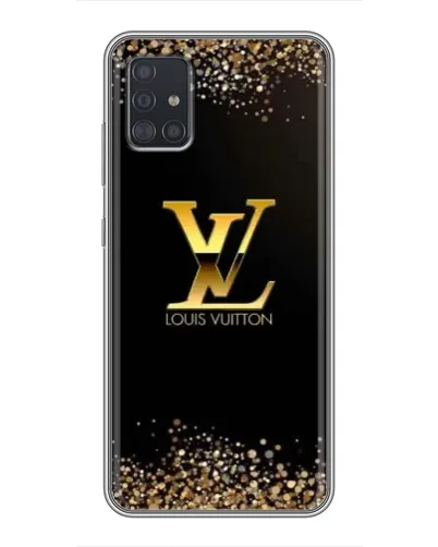 Чехол для Samsung Galaxy A51 (A515) с картинкой «LV — золотые искры»