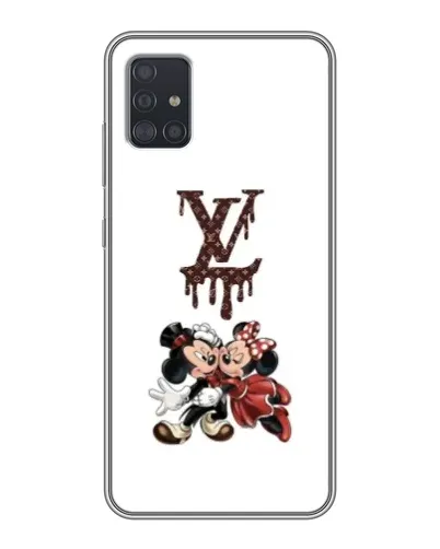 Чехол для Samsung Galaxy A51 (A515) с картинкой «LV и Микки Маус»