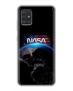 Чехол для Samsung Galaxy A51 (A515) с картинкой «Земля из космоса NASA»