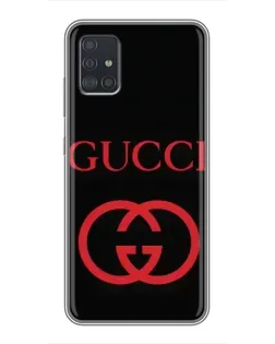 Чехол для Samsung Galaxy A51 (A515) с картинкой «Gucci — красный логотип» Чехол для Samsung Galaxy A51 (A515) с картинкой «Gucci — красный логотип»