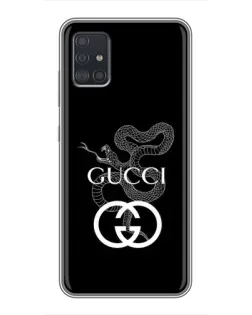 Чехол для Samsung Galaxy A51 (A515) с картинкой «Gucci — серебряная змея» Чехол для Samsung Galaxy A51 (A515) с картинкой «Gucci — серебряная змея»