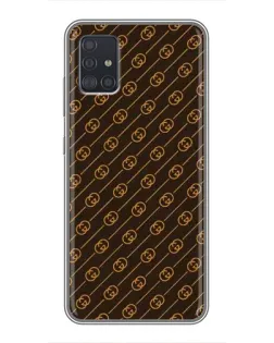 Чехол для Samsung Galaxy A51 (A515) с картинкой «Gucci — золотые диагонали» Чехол для Samsung Galaxy A51 (A515) с картинкой «Gucci — золотые диагонали»