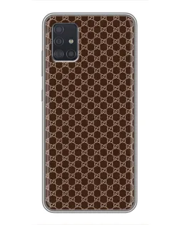 Чехол для Samsung Galaxy A51 (A515) с картинкой «Gucci — шоколадная сетка» Чехол для Samsung Galaxy A51 (A515) с картинкой «Gucci — шоколадная сетка»
