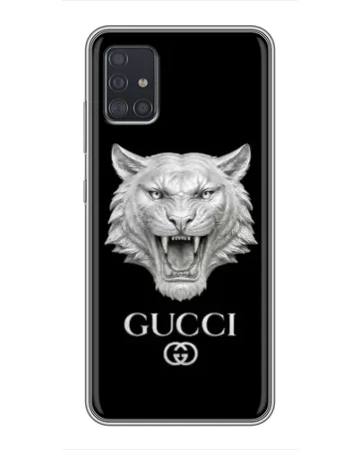 Чехол для Samsung Galaxy A51 (A515) с картинкой «Gucci — серебряный лев» Чехол для Samsung Galaxy A51 (A515) с картинкой «Gucci — серебряный лев»