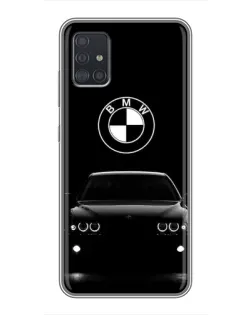 Чохол для Samsung Galaxy A51 (A515) з картинкою «BMW — погляд з темряви»