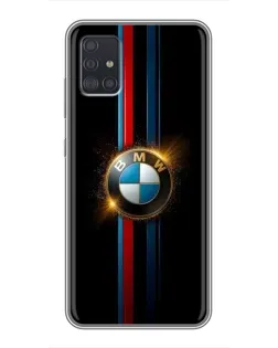 Чохол для Samsung Galaxy A51 (A515) з картинкою «BMW M-Power неон»