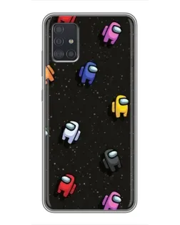 Чехол для Samsung Galaxy A51 (A515) с картинкой «Космический паттерн Among Us» Чехол для Samsung Galaxy A51 (A515) с картинкой «Космический паттерн Among Us»