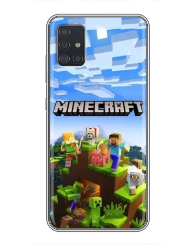 Чехол для Samsung Galaxy A51 (A515) с картинкой «Minecraft классический мир» Чехол для Samsung Galaxy A51 (A515) с картинкой «Minecraft классический мир»
