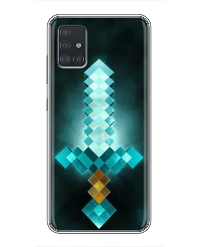 Чехол для Samsung Galaxy A51 (A515) с картинкой «Алмазный меч неон» Чехол для Samsung Galaxy A51 (A515) с картинкой «Алмазный меч неон»