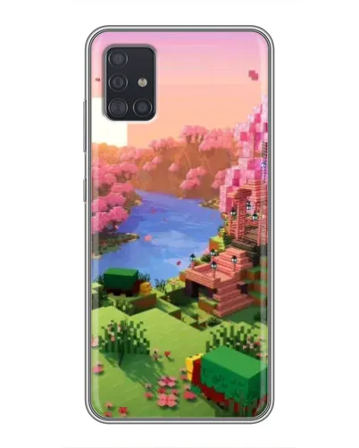 Чехол для Samsung Galaxy A51 (A515) с картинкой «Розовое дерево Minecraft» Чехол для Samsung Galaxy A51 (A515) с картинкой «Розовое дерево Minecraft»