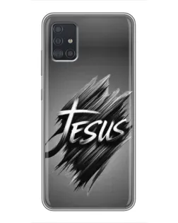 Чехол для Samsung Galaxy A51 (A515) с картинкой «Надпись Jesus Graffiti»