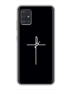 Чехол для Samsung Galaxy A51 (A515) с картинкой «Тонкий крест»