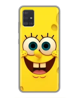 Чехол для Samsung Galaxy A51 (A515) с картинкой «Губка Боб улыбка»