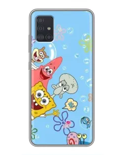 Чехол для Samsung Galaxy A51 (A515) с картинкой «Веселые пузырьки»