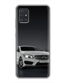 Чохол для Samsung Galaxy A51 (A515) з картинкою «Mercedes AMG GT Silver»