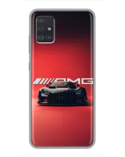 Чохол для Samsung Galaxy A51 (A515) з картинкою «Mercedes AMG — червона лінія»