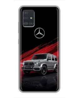 Чохол для Samsung Galaxy A51 (A515) з картинкою «Mercedes G-Class червоний»