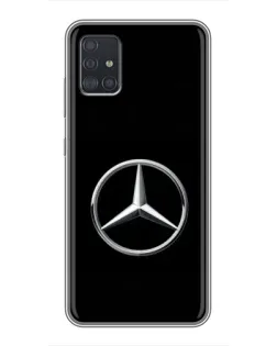 Чохол для Samsung Galaxy A51 (A515) з картинкою «Mercedes класичний лого»