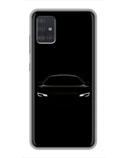 Чехол для Samsung Galaxy A51 (A515) с картинкой «Взгляд Audi в темноте»