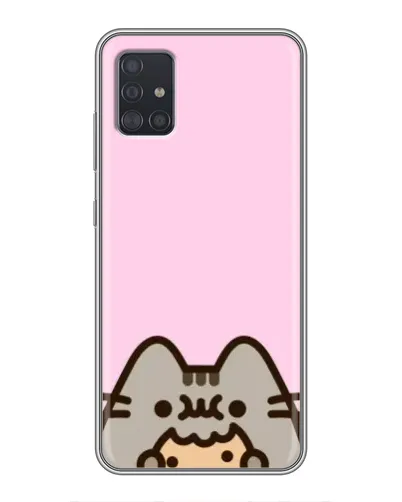 Чехол для Samsung Galaxy A51 (A515) с картинкой «Pusheen и печенье»