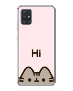Чехол для Samsung Galaxy A51 (A515) с картинкой «Пушин говорит Hi» Чехол для Samsung Galaxy A51 (A515) с картинкой «Пушин говорит Hi»