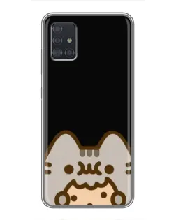Чехол для Samsung Galaxy A51 (A515) с картинкой «Пушин на черном» Чехол для Samsung Galaxy A51 (A515) с картинкой «Пушин на черном»