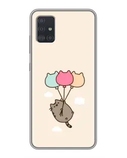 Чехол для Samsung Galaxy A51 (A515) с картинкой «Пушин на шариках» Чехол для Samsung Galaxy A51 (A515) с картинкой «Пушин на шариках»