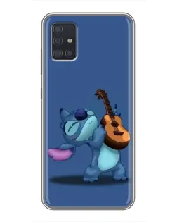 Чехол для Samsung Galaxy A51 (A515) с картинкой «Стич с укулеле»