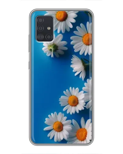 Чехол для Samsung Galaxy A51 (A515) с картинкой «Белоснежные маргаритки»