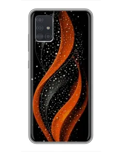 Чехол для Samsung Galaxy A51 (A515) с картинкой «Огненная звездная волна»