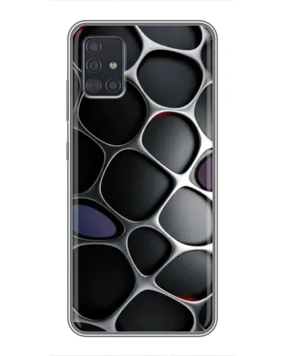 Чехол для Samsung Galaxy A51 (A515) с картинкой «Объемная темная решетка» Чехол для Samsung Galaxy A51 (A515) с картинкой «Объемная темная решетка»