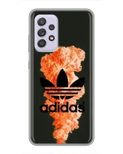 Чохол для Samsung Galaxy A52 5G (A526) з картинкою «Помаранчевий дим Adidas» Чохол для Samsung Galaxy A52 5G (A526) з картинкою «Помаранчевий дим Adidas»
