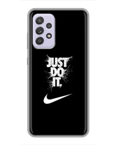 Чехол для Samsung Galaxy A52 5G (A526) с картинкой «Текстовый принт Nike»