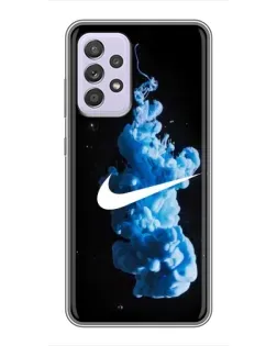 Чехол для Samsung Galaxy A52 5G (A526) с картинкой «Nike и синий дым»