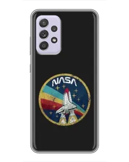 Чехол для Samsung Galaxy A52 5G (A526) с картинкой «NASA — эмблема миссии»