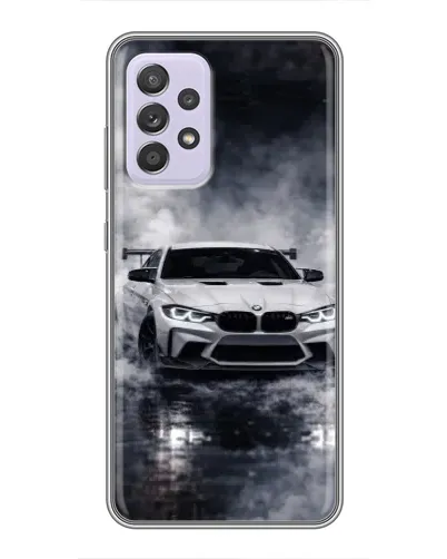 Чехол для Samsung Galaxy A52 5G (A526) с картинкой «BMW сквозь туман»