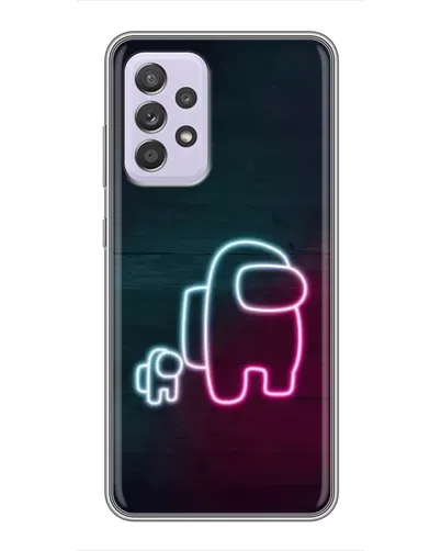 Чехол для Samsung Galaxy A52 5G (A526) с картинкой «Among Us неон-арт» Чехол для Samsung Galaxy A52 5G (A526) с картинкой «Among Us неон-арт»