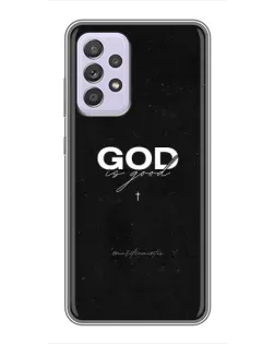 Чехол для Samsung Galaxy A52 5G (A526) с картинкой «GOD — Бог над всем»