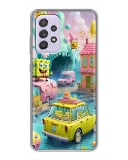Чехол для Samsung Galaxy A52 5G (A526) с картинкой «Монстр-трак приключения»