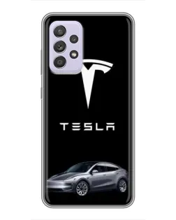 Чехол для Samsung Galaxy A52 5G (A526) с картинкой «Tesla Model Y» Чехол для Samsung Galaxy A52 5G (A526) с картинкой «Tesla Model Y»