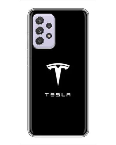 Чехол для Samsung Galaxy A52 5G (A526) с картинкой «Tesla White Logo» Чехол для Samsung Galaxy A52 5G (A526) с картинкой «Tesla White Logo»