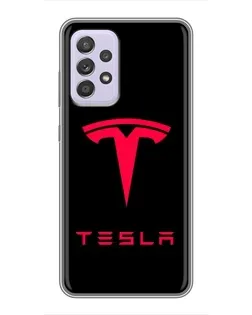 Чехол для Samsung Galaxy A52 5G (A526) с картинкой «Tesla Red Logo» Чехол для Samsung Galaxy A52 5G (A526) с картинкой «Tesla Red Logo»